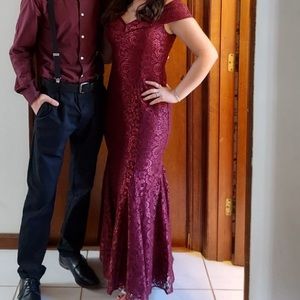 Burgundy/Wine Gown